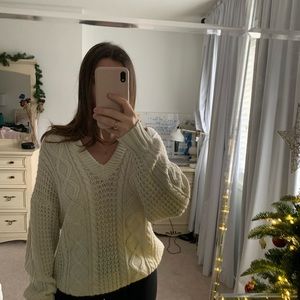 Stunning Cable Knit Sweater